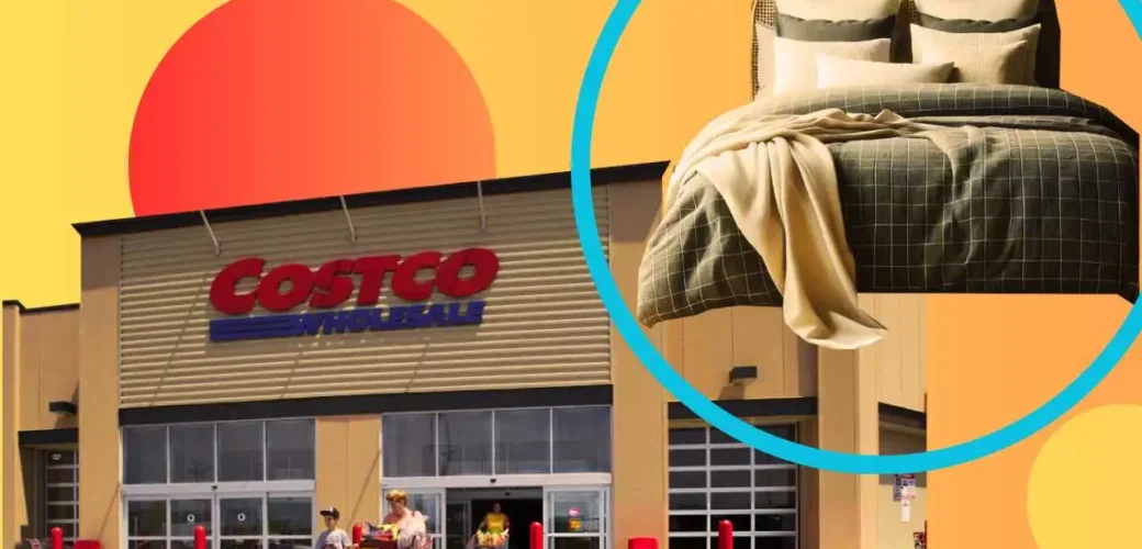 a photo of Costco storefront with a Bamboo Comforter