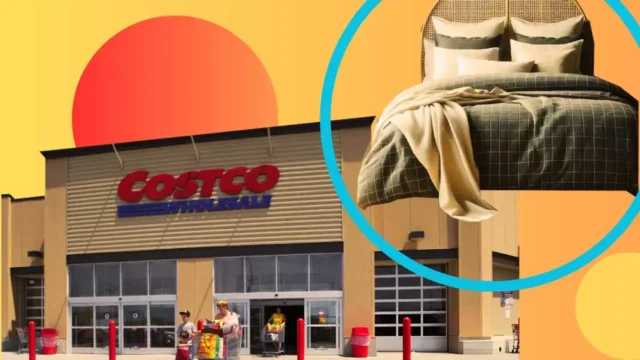 a photo of Costco storefront with a Bamboo Comforter